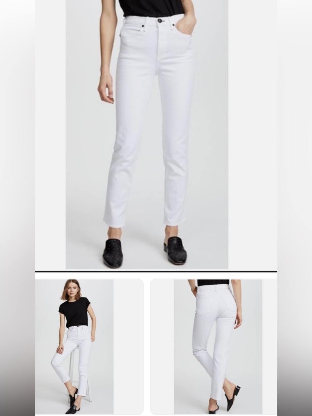 Rag and bone white   cigarette